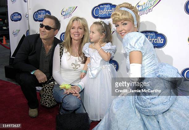 Clint Black, daughter Lily Pearl, Lisa Hartman and Cinderella