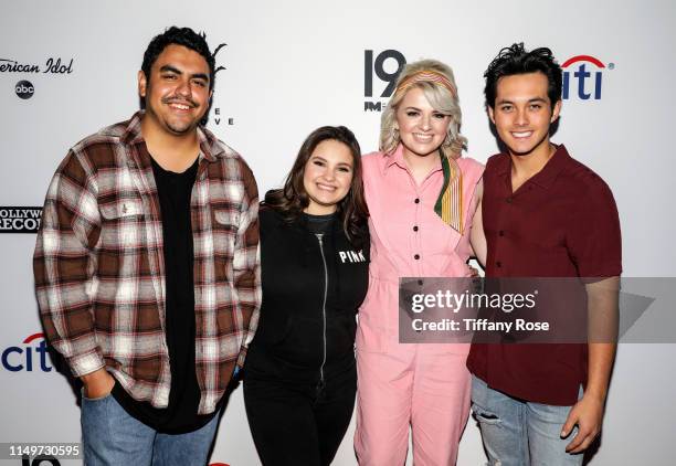 S American Idol Top 10 finalists Alejandro Aranda, Madison VanDenburg and Laine Hardy join reigning winner and runner up Maddie Poppe and Caleb Lee...