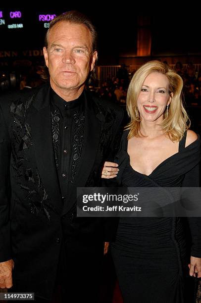 Glen Campbell and wife Kim Campbell during The 39th Annual CMA Awards - Red Carpet at Madison Square Garden in New York City, New York, United States.