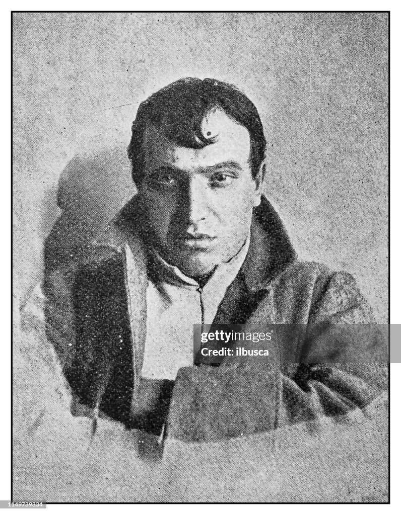 Carson Actor Antique Photo Actor Murray Carson As Napoleon High-Res Vector Graphic ...