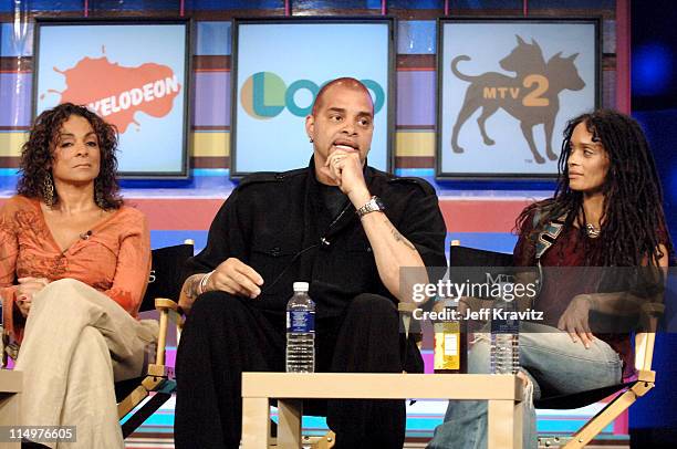 Jasmine Guy, Sinbad and Lisa Bonet of "A Different World"