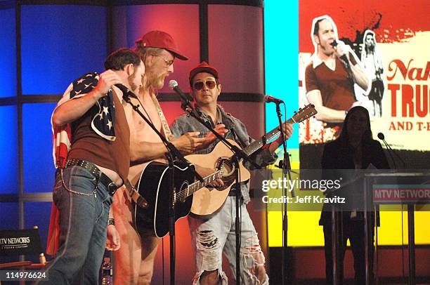 Naked Trucker and T Bone during Comedy Central, TVLand, Nick and Nickelodeon Summer 2006 TCA Press Tour - Panel at Ritz-Carlton Hotel in Pasadena,...