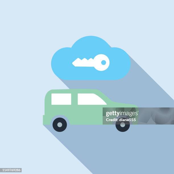 vehicle exchange people thin line icon ride sharing concept - mobility as a service stock-grafiken, -clipart, -cartoons und -symbole