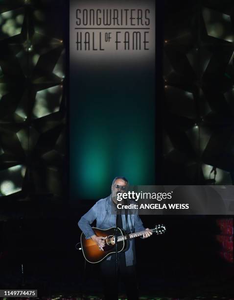 English singer-songwriter Yusuf Islam performs onstage during the 2019 Songwriters Hall Of Fame Gala at The New York Marriott Marquis on June 13,...