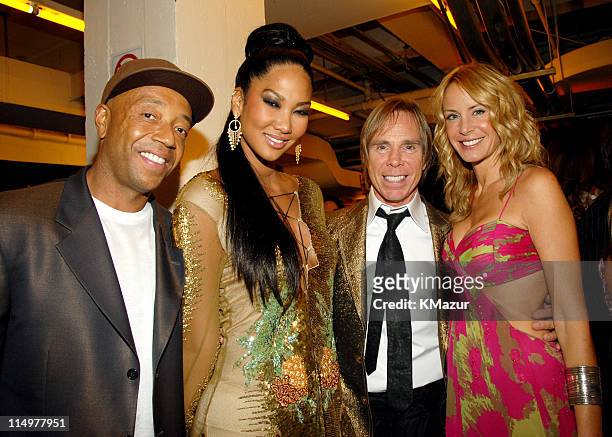 Russell Simmons, Kimora Lee Simmons, Tommy Hilfiger and Dee Ocleppo
