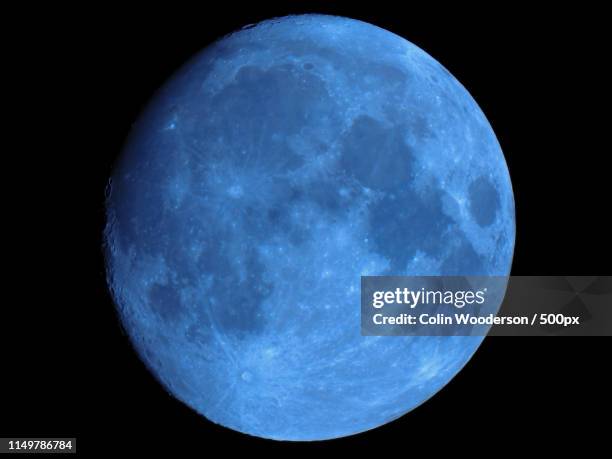 super moon - january blues stock pictures, royalty-free photos & images