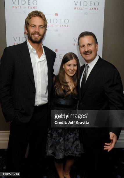 Craig Kornblau, President of Universal Studios Home Entertainment was joined by Paul Walker and his daughter Ariana on Monday evening at the Beverly...