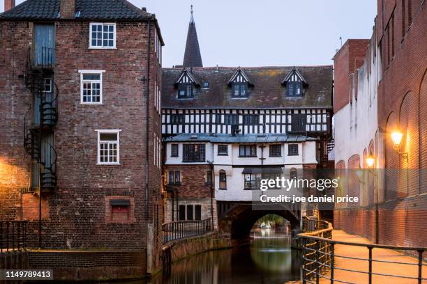 river witham, lincoln, england - lincoln lincolnshire stockfoto's en -beelden