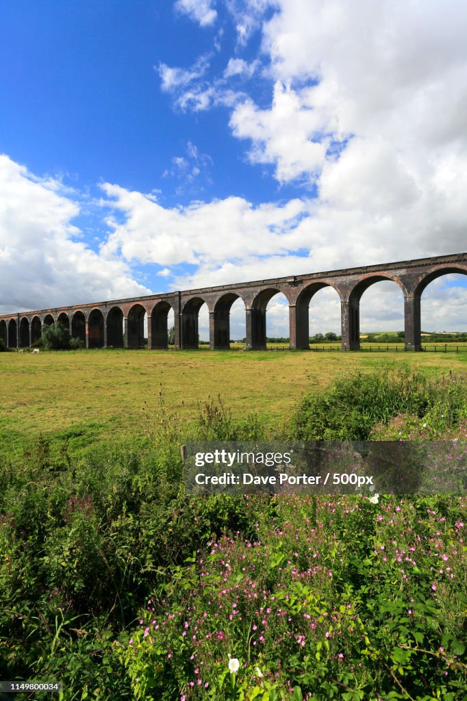 The Harringworth Railway Viaduct; River Welland Valley; Northamp