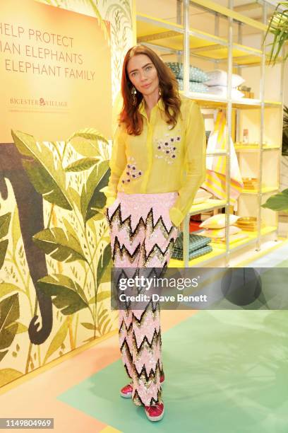 Jodie Kidd attends a colourful celebration of All Things India at Bicester Village on May 17, 2019 in Bicester, England.