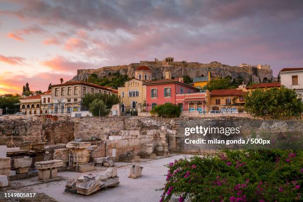 athens, greece - plaka stock pictures, royalty-free photos & images