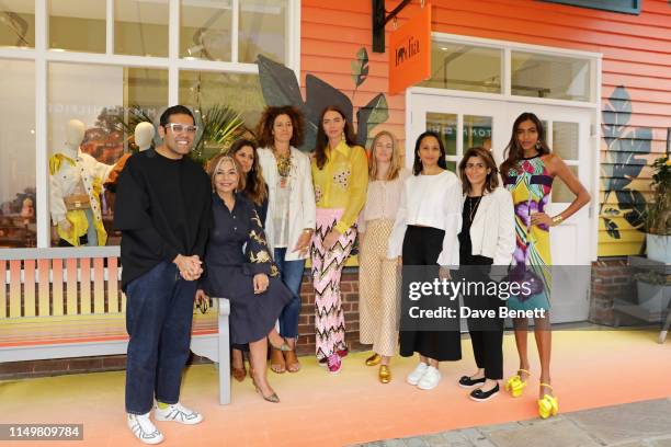 Shivam Punjya, Desiree Bollier, Amandip Uppal, Pippa Small, Jodie Kidd, guest, Spandana Gopal, Sujata Assomull and Fernanda Marques attend a...