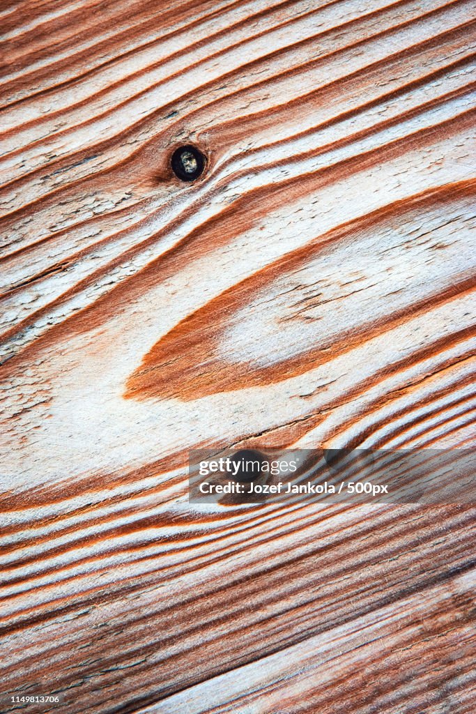 Detail Of A Rough Wooden Board