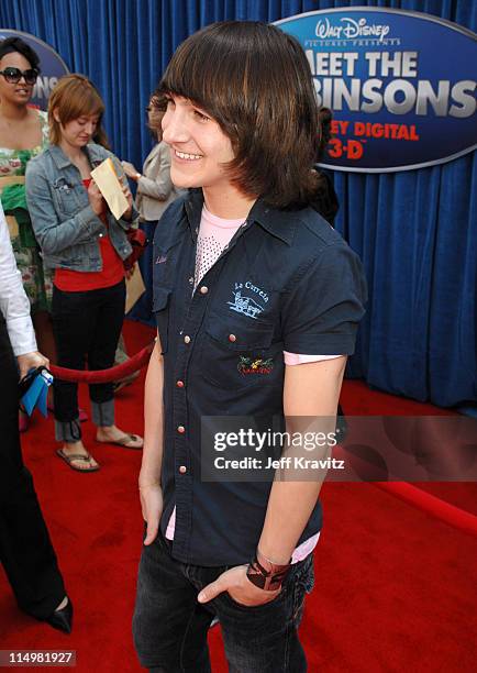 Mitchel Musso during "Meet The Robinsons" Los Angeles Premiere - Red Carpet at El Capitan Theatre in Hollywood, California, United States.