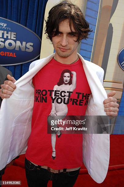 Tyson Ritter of All-American Rejects during "Meet The Robinsons" Los Angeles Premiere - Red Carpet at El Capitan Theatre in Hollywood, California,...