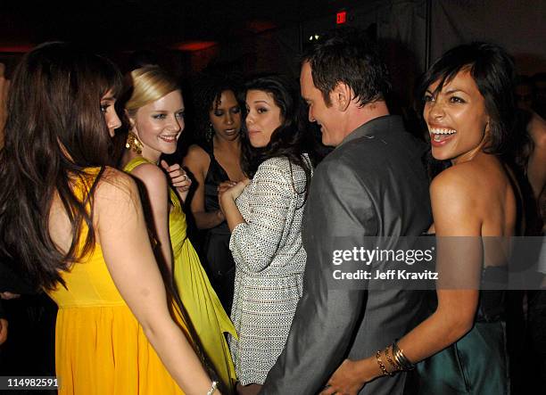 Mary Elizabeth Winstead, Marley Shelton, Tracie Thoms, Vanessa Ferlito, Quentin Tarantino and Rosario Dawson