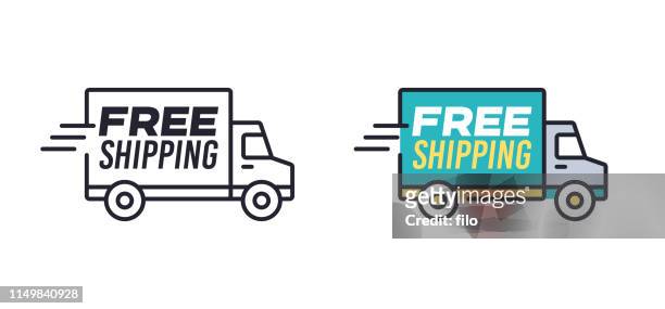 free shipping - freedom stock illustrations
