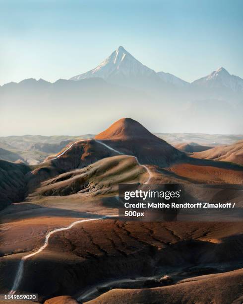 stone desert & atlas mountains - atlas mountains morocco stock pictures, royalty-free photos & images