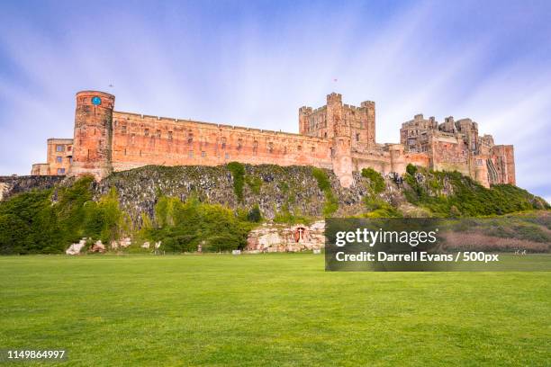 bamburgh castle - bamburgh stock pictures, royalty-free photos & images