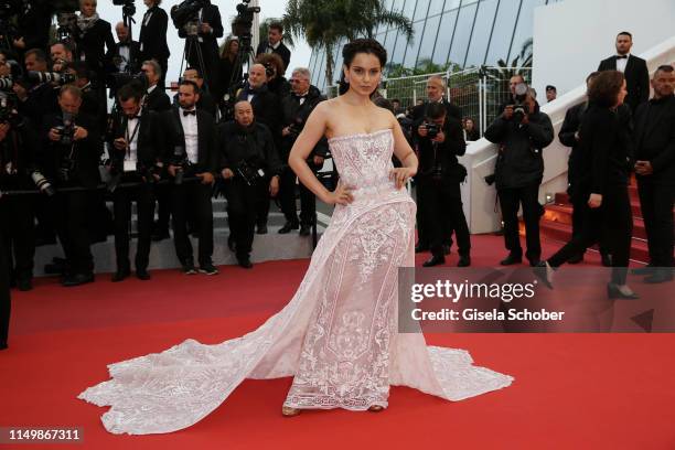 Kangana Ranaut attends the screening of "Pain And Glory " during the 72nd annual Cannes Film Festival on May 17, 2019 in Cannes, France.