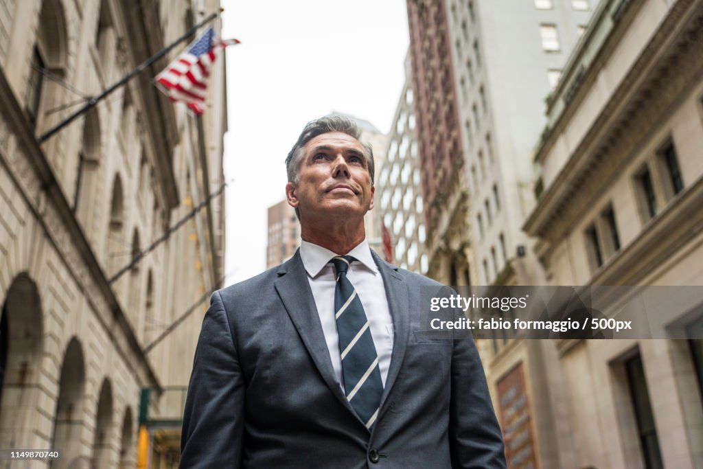Senior Businessman In New York