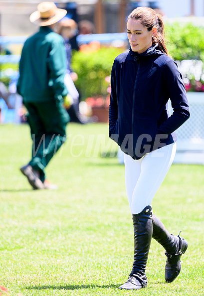 Jessica Springsteen during Madrid Longines...
