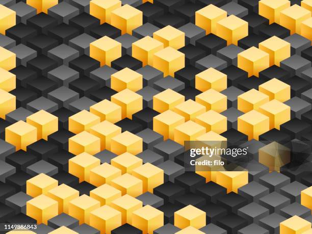 cubes background - bit binary stock illustrations