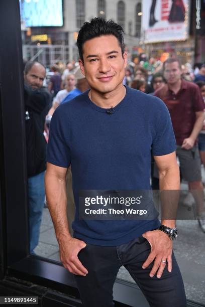 Mario Lopez Tapes "Extra" at The Levi's Store Times Square on May 17, 2019 in New York City.