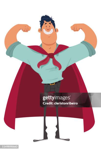 my dad, my hero! - superhero dad stock illustrations