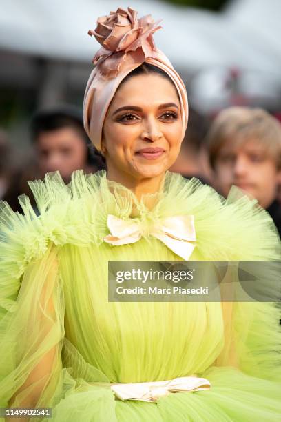 Actress Deepika Padukone attends the screening of "Pain And Glory " during the 72nd annual Cannes Film Festival on May 17, 2019 in Cannes, France.