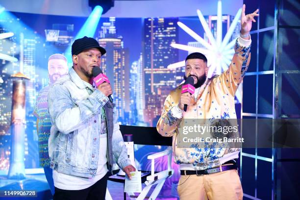 Sway Calloway interviews DJ Khaled as "MTV Presents: Khaled Con," a DJ Khaled-hosted fan event in MTV's Times Square Studio, celebrating the release...