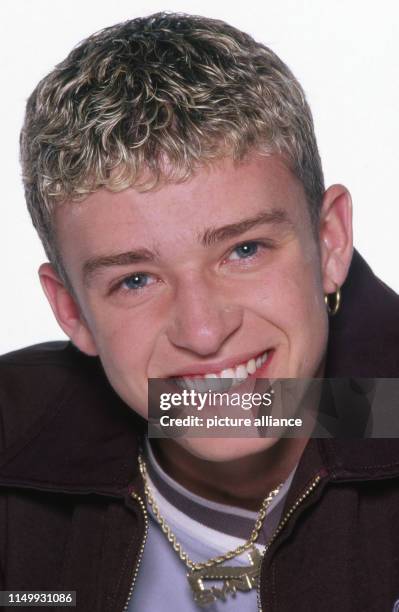 Justin Timberlake von "N'Sync", amerikanische Boygroup, in München, Deutschland 1997. Justin Timberlake of American boy band "N'Sync" at Munich,...