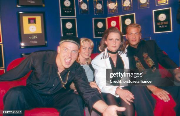 "Ace of Base", schwedische Popgruppe, in Hamburg, Deutschland 1993. Swedish pop group "Ace of Base" at Hamburg, Germany 1993.