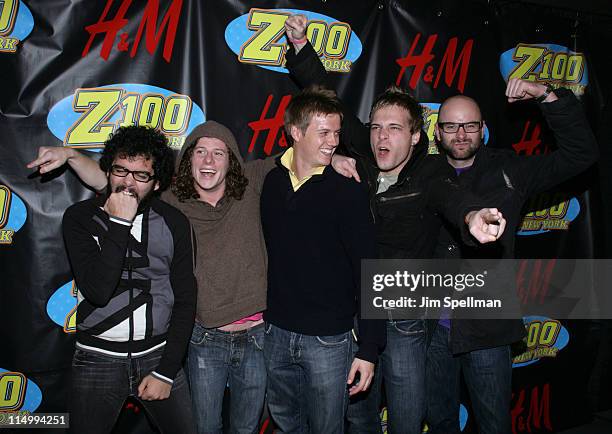 Cartel during Z100's Jingle Ball 2006 - Press Room at Madison Square Garden in New York City, New York, United States.