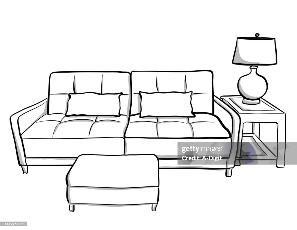 Piccolo divano soggiorno