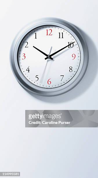 reverse clock (numbers are going backwards) - back to front stock pictures, royalty-free photos & images