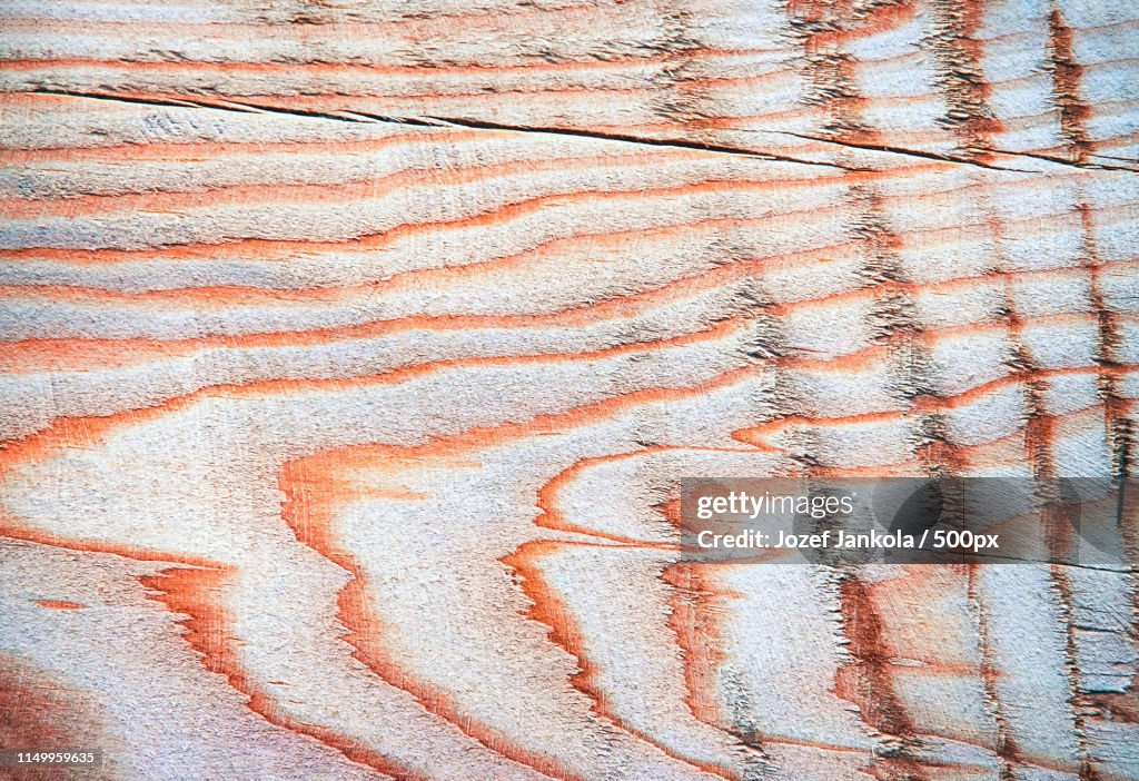 Detail Of A Rough Wooden Board With Lines