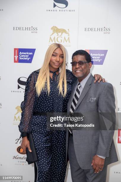 NeNe Leakes and Greg Leakes at the New SWAGG Retail Store opening at MGM National Harbor on May 17, 2019 in Oxon Hill, Maryland.