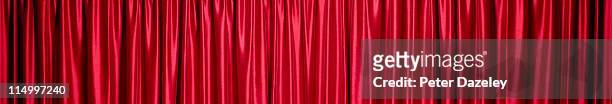 silk stage curtains - drapeado stock pictures, royalty-free photos & images