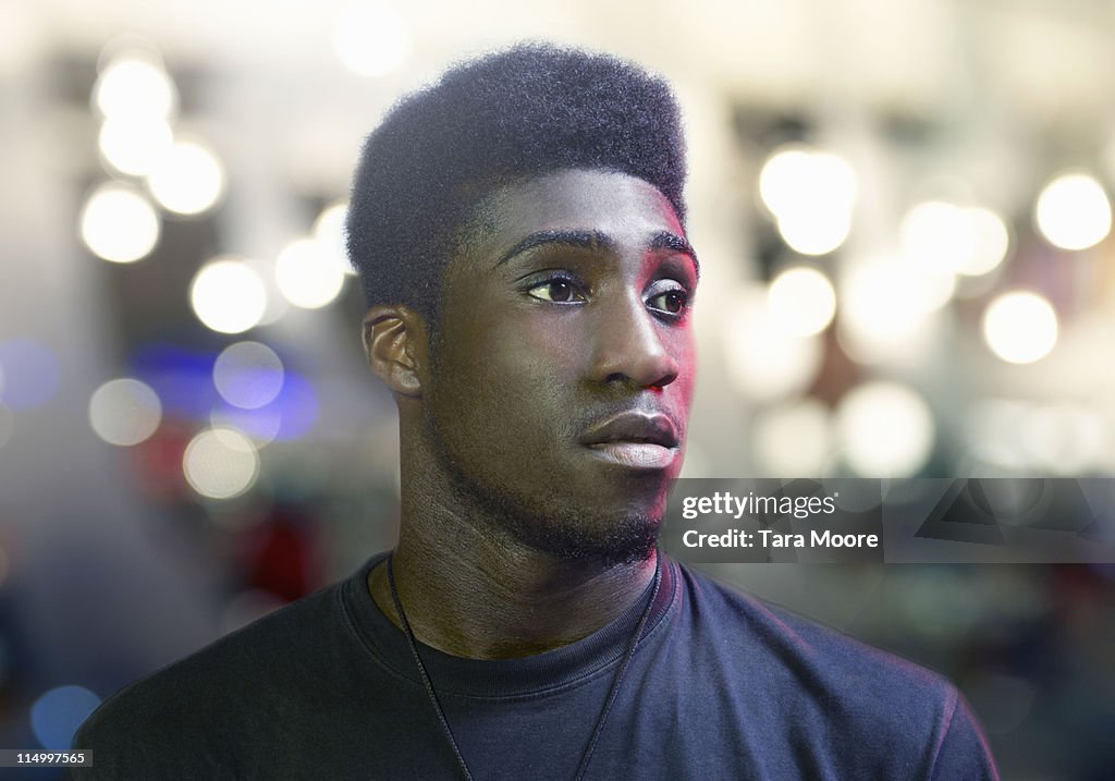 Portrait of urban man