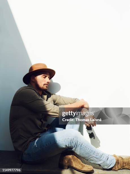 Actor Matthias Schoenaerts is photographed for Self Assignment on September, 2018 in Venice, Italy. .