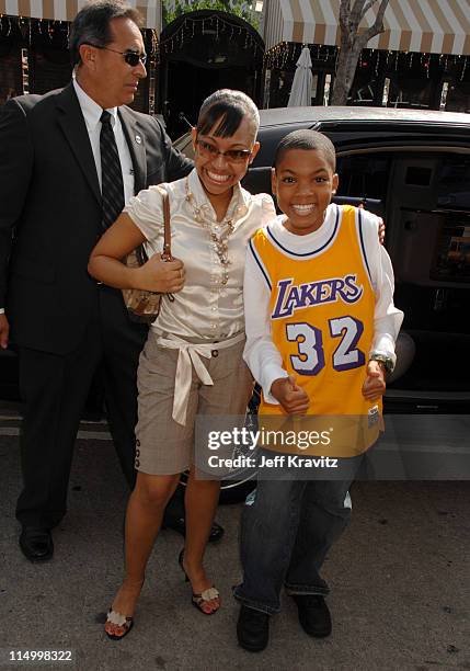 Aleisha Allen and Philip Daniel Bolden during "Are We Done Yet?" Los Angeles Premiere - Red Carpet at Mann Village Theater in Westwood, California,...