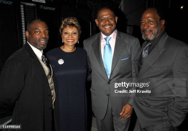 LeVar Burton, Leslie Uggams, Forest Whitaker and John Amos