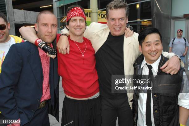 Michael Rosenbaum, Jamie Kennedy, Christopher McDonald and Bobby Lee