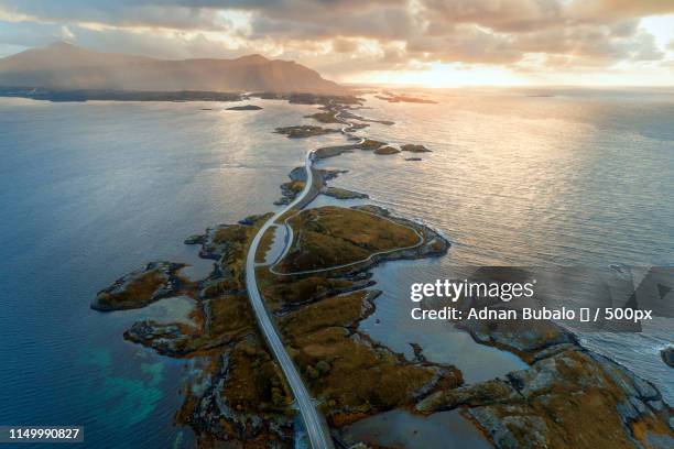 atlantic road - atlantic ocean stock pictures, royalty-free photos & images