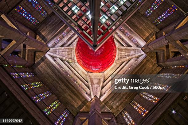 st joseph church steeple - le havre stock pictures, royalty-free photos & images