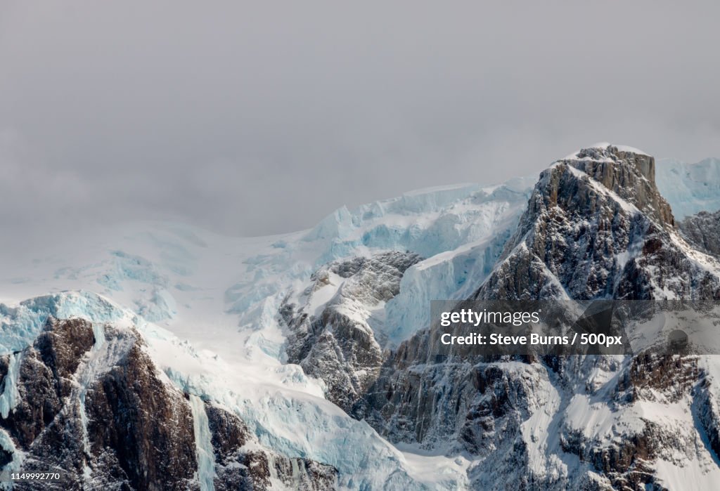 Glacier Ice On The Peak