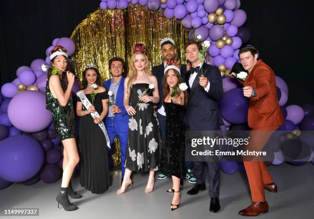 Natasha Liu Bordizzo, Salena Qureshi, Jose Julian, Kathryn Newton, Emilio Garcia Sanchez, Gideon Adlon, Alex Fitzalan and Alex MacNicoll attend the...