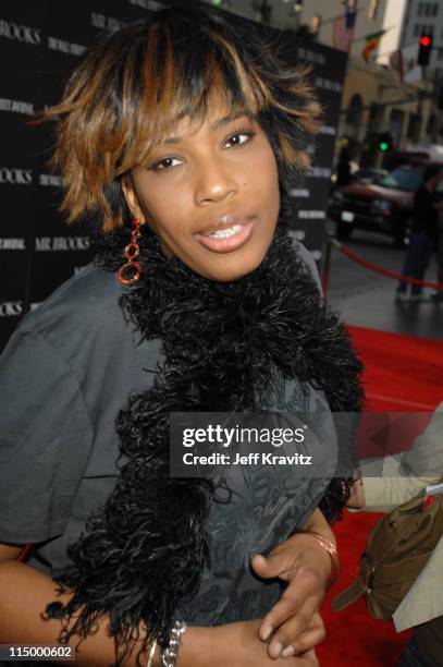 Macy Gray during "Mr. Brooks" Los Angeles Premiere - Red Carpet at Grauman's Chinese Theater in Hollywood, California, United States.