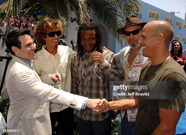 Mario Cantone, Rob Machado, Sal Masekela, Jeff Bridges and Kelly Slater